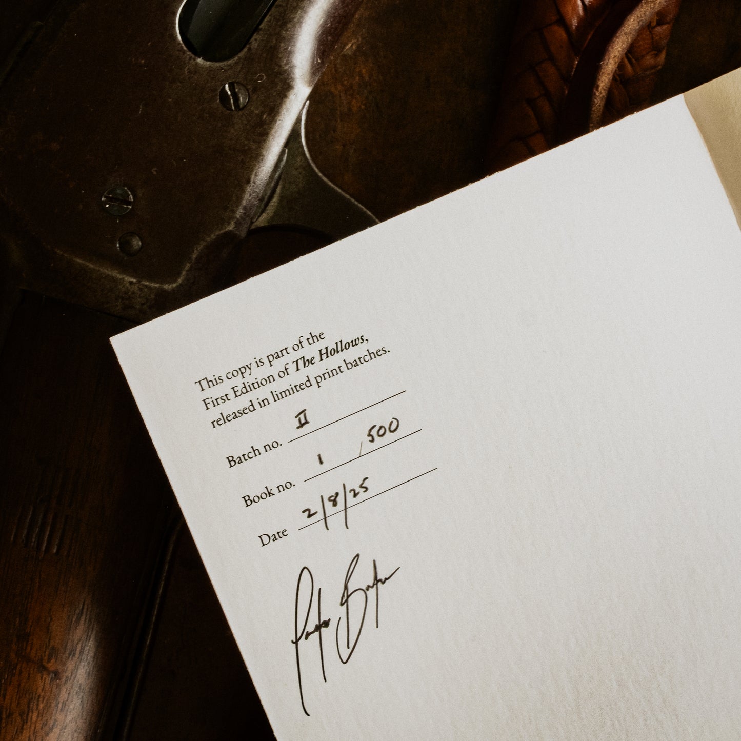 'The Hollows' | Numbered First Edition